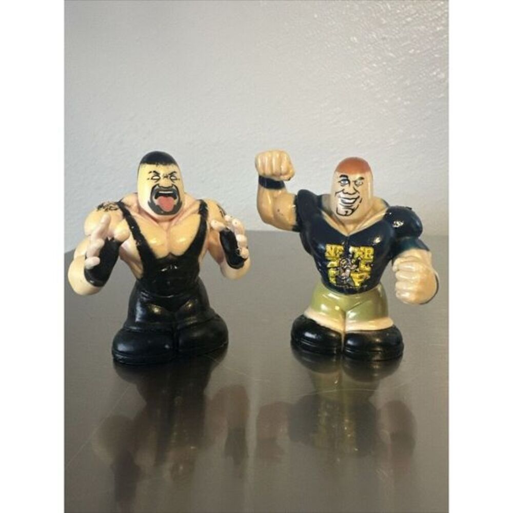 WWF WWE Thumbpers Figure JOHN CENA & THE UNDERTAKER‎ Wicked Cool Toys 2013